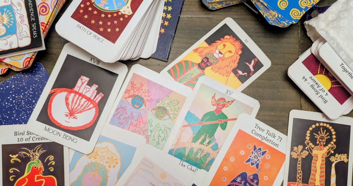 An image of Alexandria's family's own tarot deck.