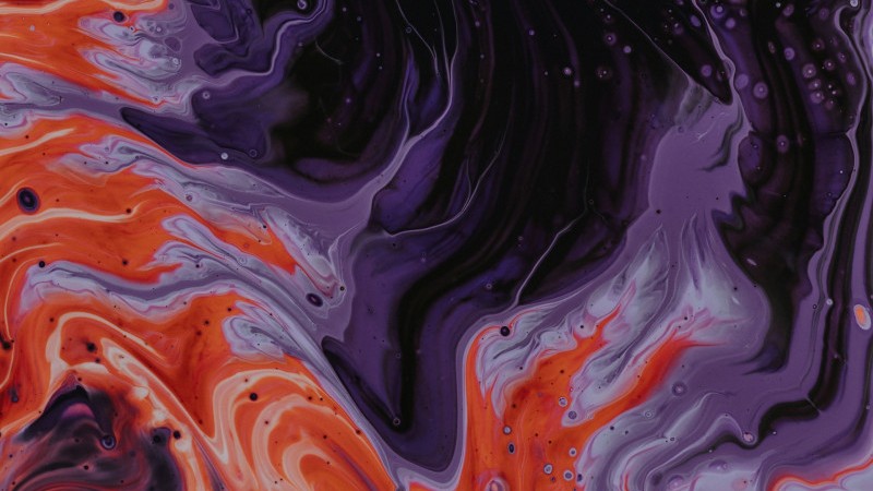 An abstract image of swirling colors.